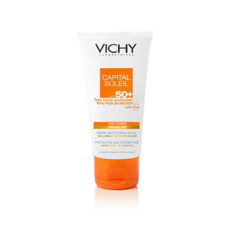 Capital Soleil Crema Schermo Viso IP 50+ 50 ml