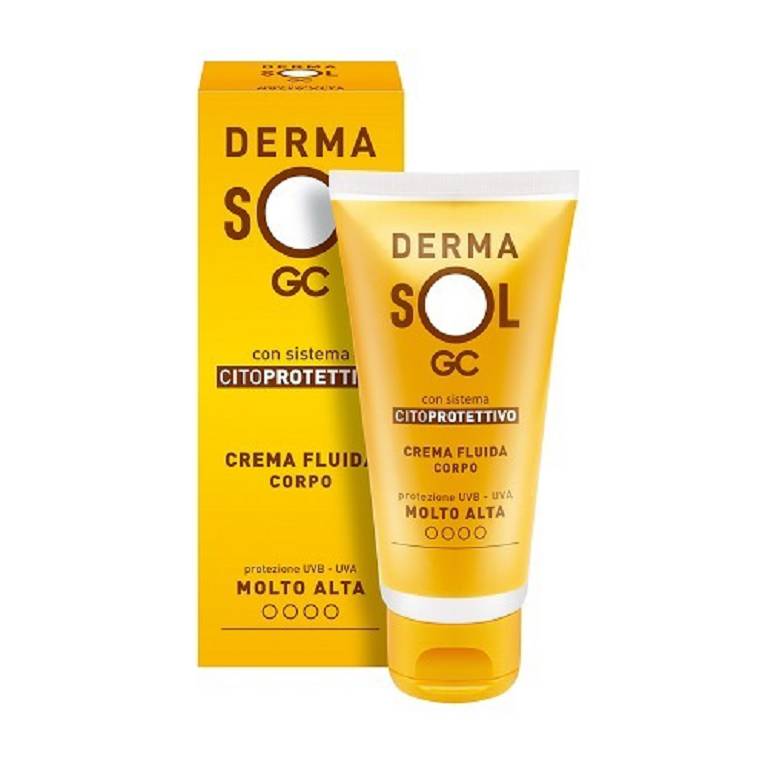 DERMASOL Crema Fluida Solare Protezione Molto Alta