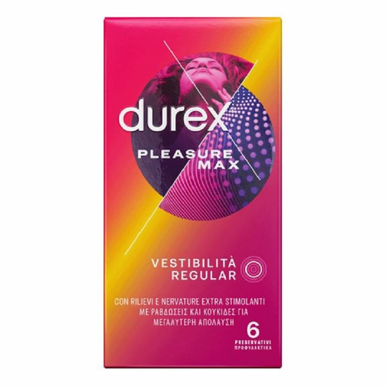 DUREX Profilattici Pleasuremax   6 pezzi