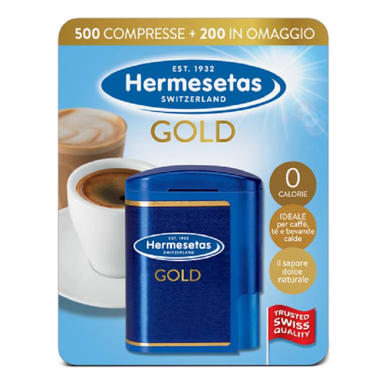 HERMESETAS GOLD 500 + 200 cpr