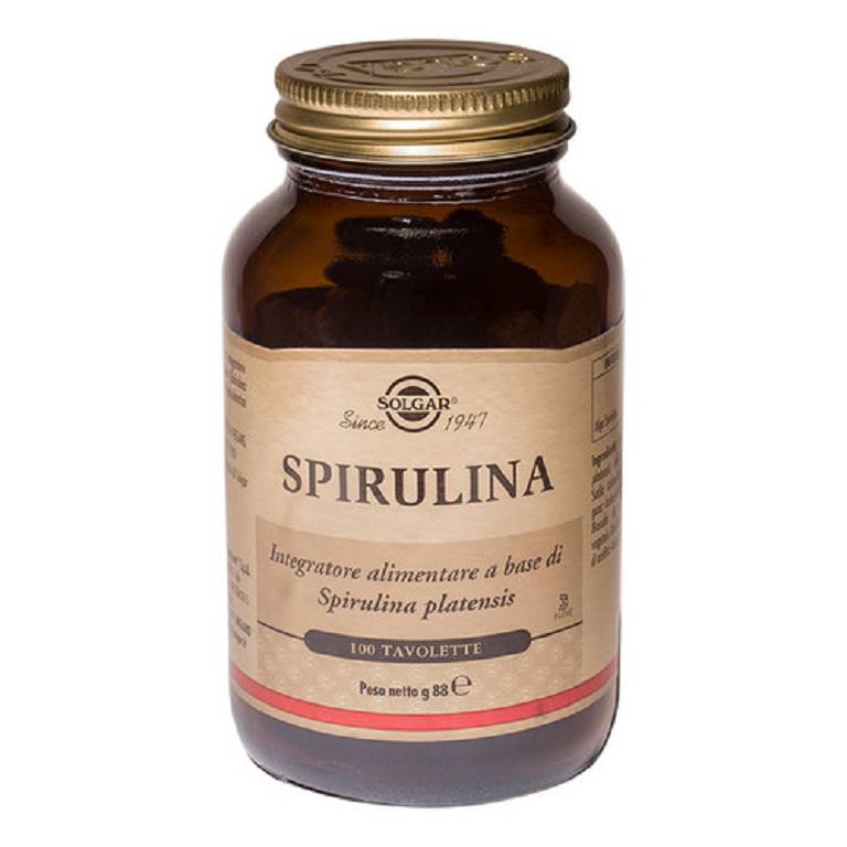 SPIRULINA 750 Solgar 100 tavolette